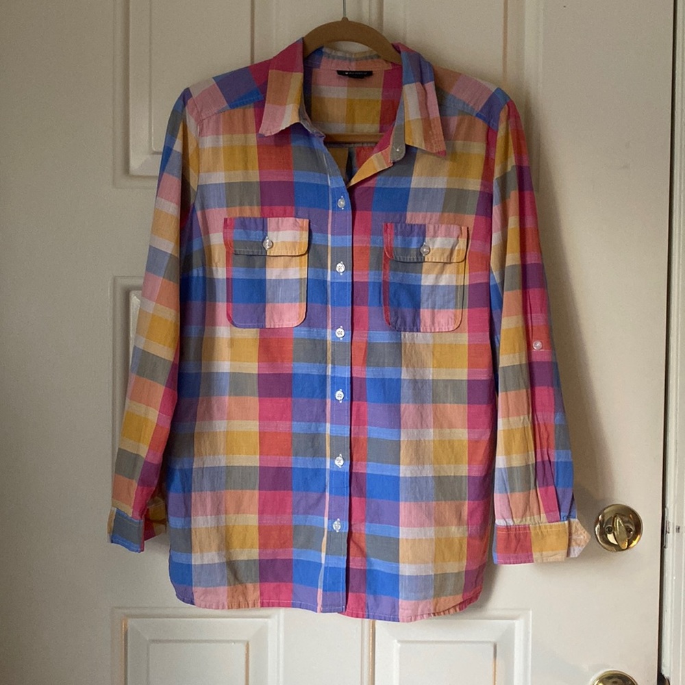 I ❤️ Ronson Checkered Button Up